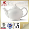 Home Decorative white tableware ceramic kettle and tea pot set for daily use